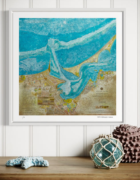 Nantucket Harbor Nautical Chart | Limited Edition Prints